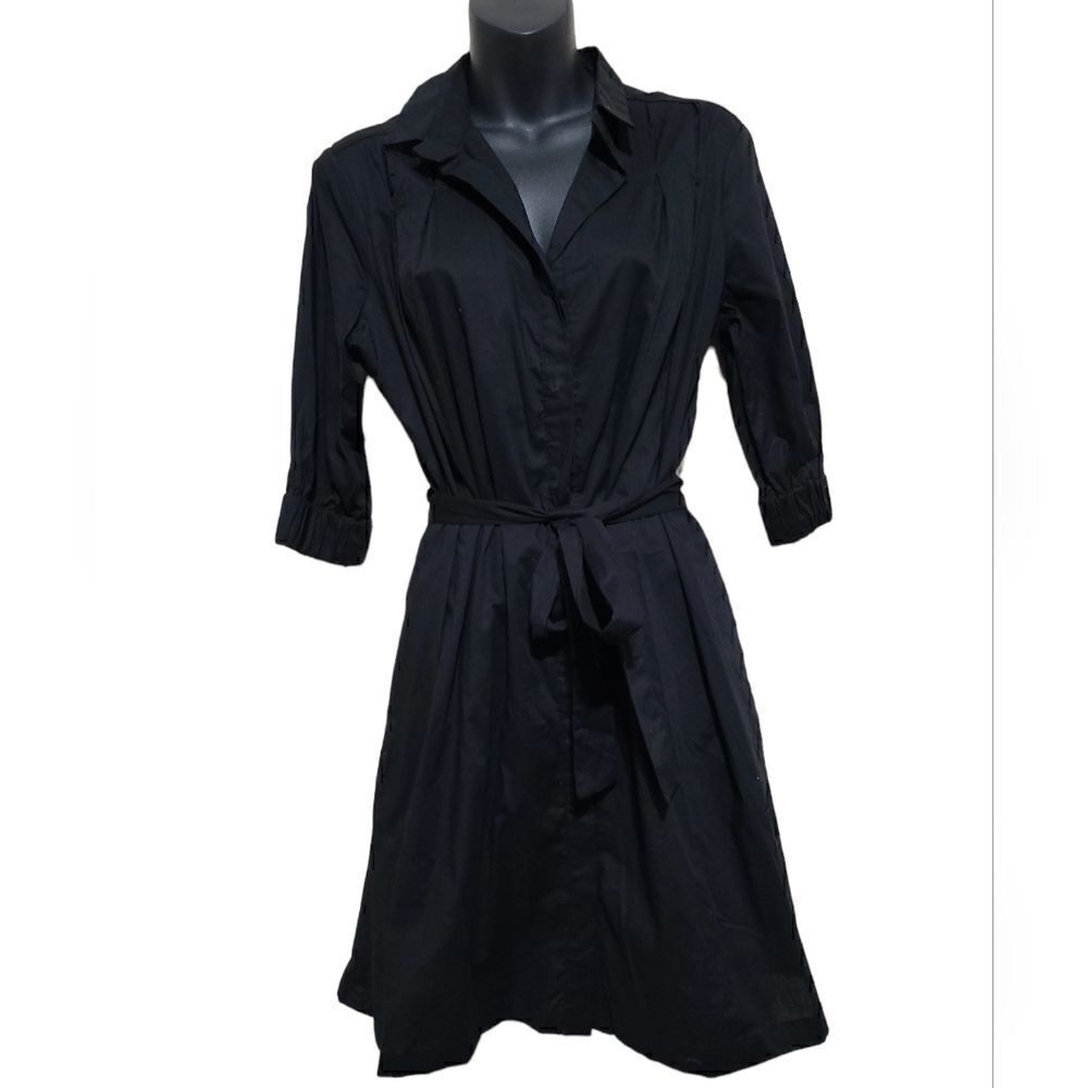 Miss Lili Black  3/4 Sleeve Dress Sz Small